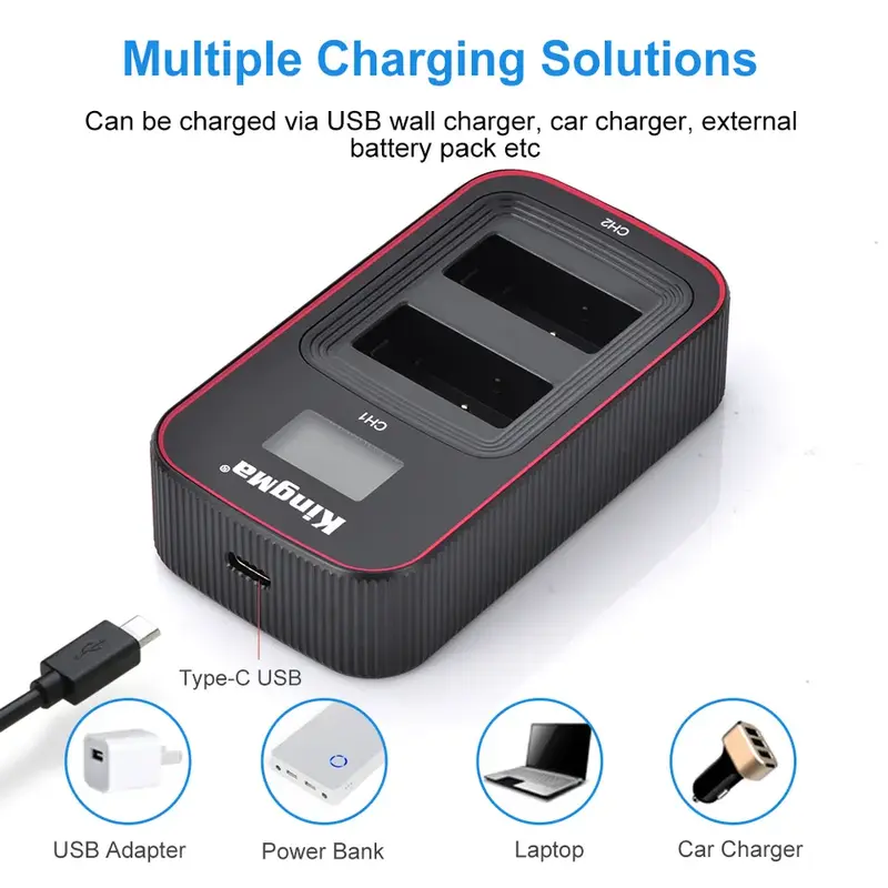 Canon LP-E17 | Pin và Sạc máy ảnh Kingma LP-E17 cho Canon EOS R8 R100 R50 R10 RP M100 M6 M5 M3 750D 760D 800D 8000D 200D 77D canon lpe17 7