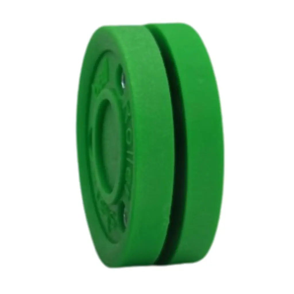 Green Biscuit Training Hockey Puck Plastic Training Puck Ice Hockey Puck for Street Hockey Training  Accessory