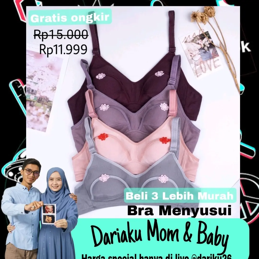 Bra Busui/Bra Menyusui Bahan Halus Lembut Best Quality Nyaman Hamil