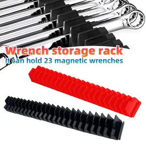 Magnetic Wrench Organizer Yang Dapat Menampung 23 Kunci Pas / Magnet Tool Holder / Rak Kunci Pas