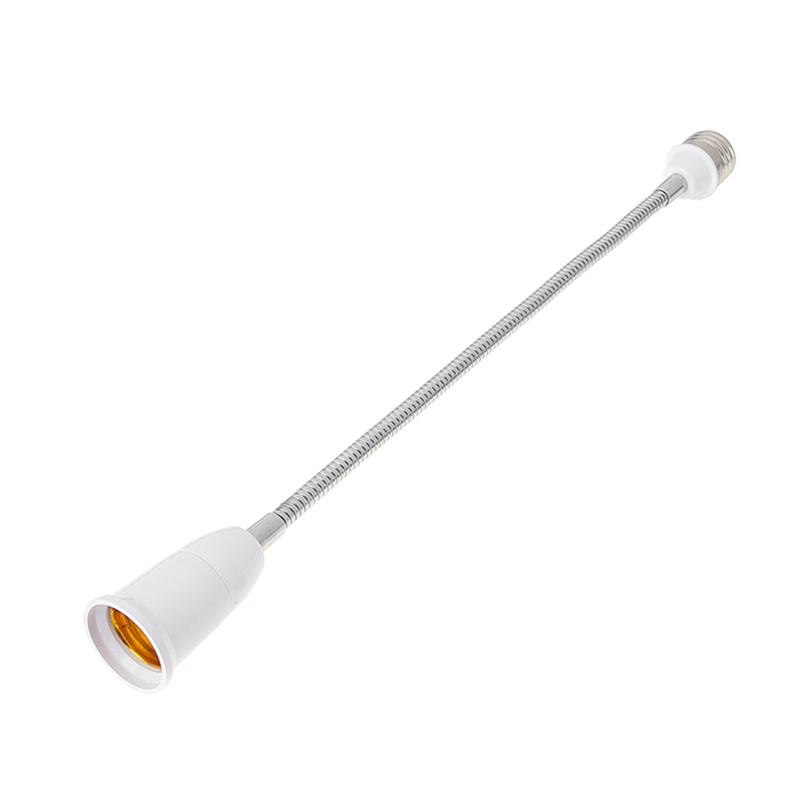 Product Introduction of 18/28/38cm Flexible E27 to E27 LED Lamp Base Bulb Socket Extender Extension Light Holder Converter Lighting Holder Extender 12