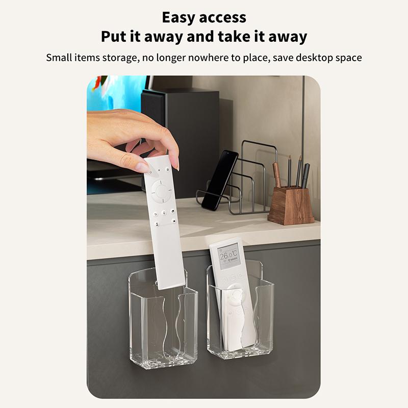 Product Introduction of Mobile Phone Wall Holder Universal Cellphone Charge Storage Box Organizer TV Remote Control Hanging Stand Bracket Charging Dock 37