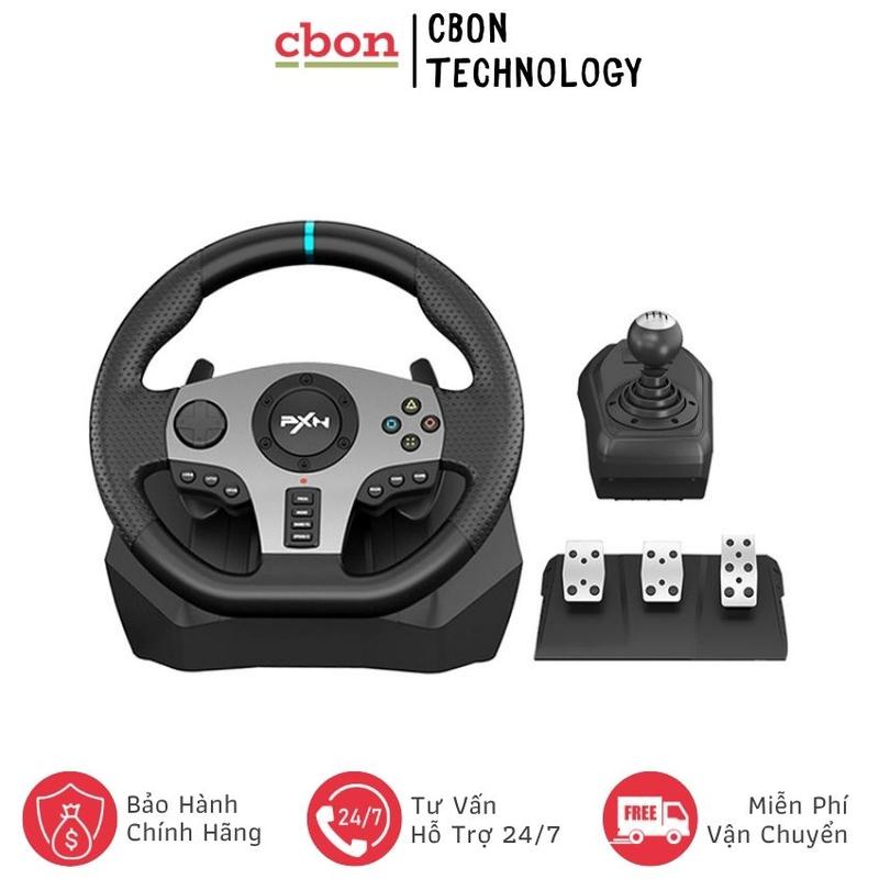   Freeship  Vô lăng chơi game PXN V9 Pro Gaming Racing Wheel -CBon Technology- CB162 Hàng Chính Hãng Giá Tốt Bảo Hành 12 Tháng Bền Đẹp Dễ Sử Dụng 