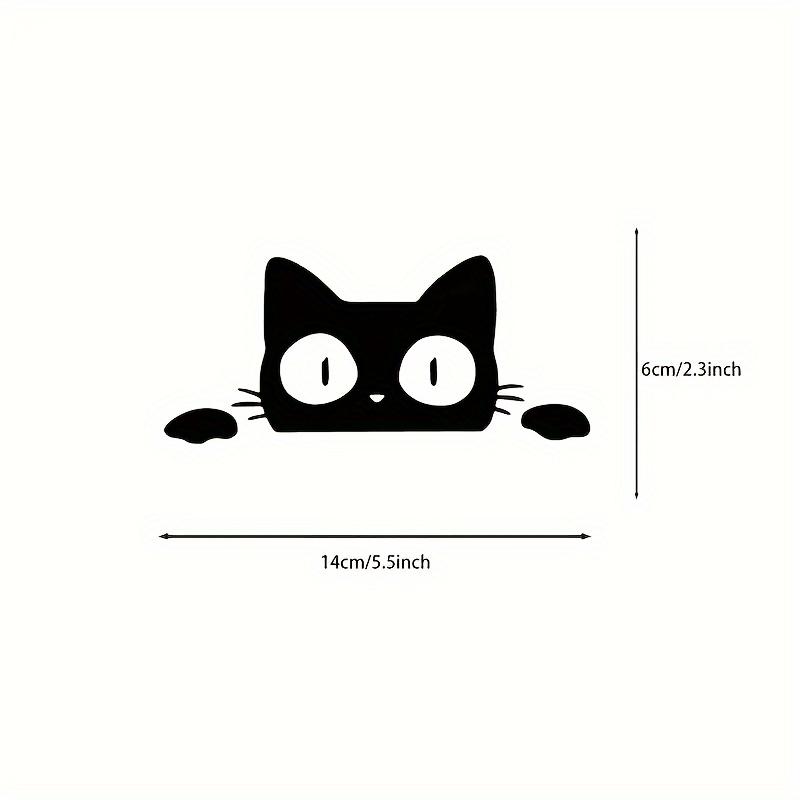 Product Introduction of Nhãn dán ô tô, thiết kế mèo đen Vinyl vui nhộn dễ thương, decal can 0