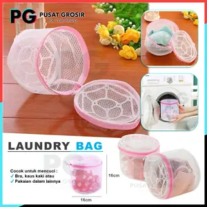 Washing Laundry bag bra kantong cuci pakaian dalam mini wadah cuci kaos kaki kain baju kecil