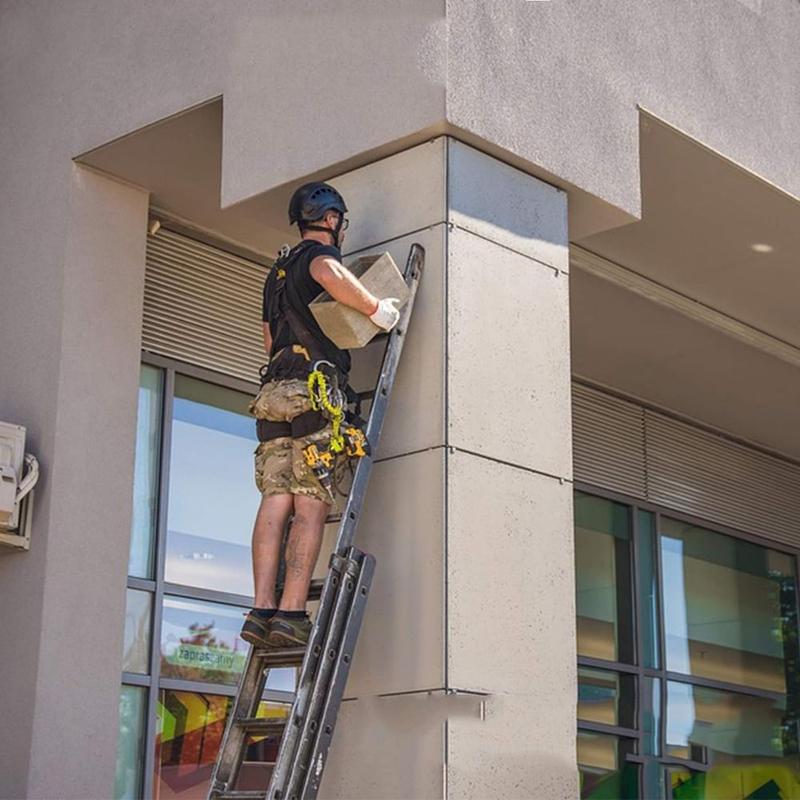 Dụng Cụ Dây Đeo Buộc Có Thể Mở Rộng, Dễ Lắp Đặt, Có Dây Đeo Khóa, Chống Sốc, Cầm Tay, Dây Bungee Kẹp, Chống Mài Mòn, Đầu Vòng Có Thể Điều Chỉnh Thiết Bị Bảo Vệ Chống Rơi Xây Dựng 5