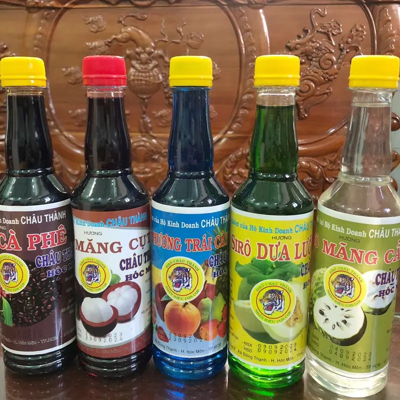 Siro Châu Thành Hương Ổi Xá Lị 400ml 7