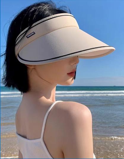Product Introduction of Wide-brimmed straw hat with lace, windproof, Japanese style, beach hat, wide-brimmed sun hat for women 0