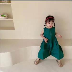 Jumpsuit anak perempuan usia 1-5 tahun HELLEN JUMPSUIT Katun Bayi Lengan Cewek