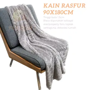 [NEW] KAIN BULU RASFUR 90x180/ALAS FOTO/ BACKDROP FOTO MURAH/ TAPLAK MEJA SERBAGUNA.