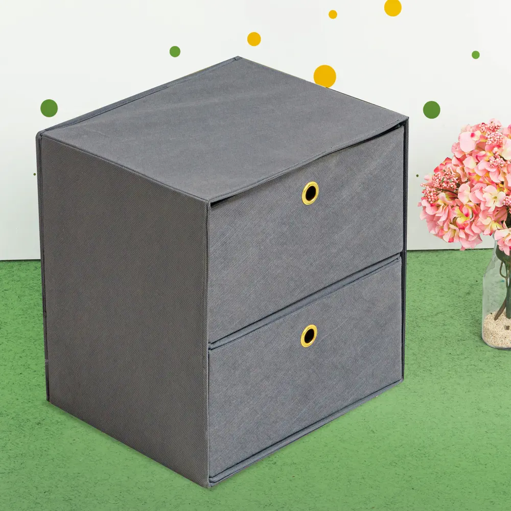 iFURNHOLIC Edwin Foldable Drawers - Kotak Penyimpanan Mainan Anak - Box Kain Laci Penyimpanan