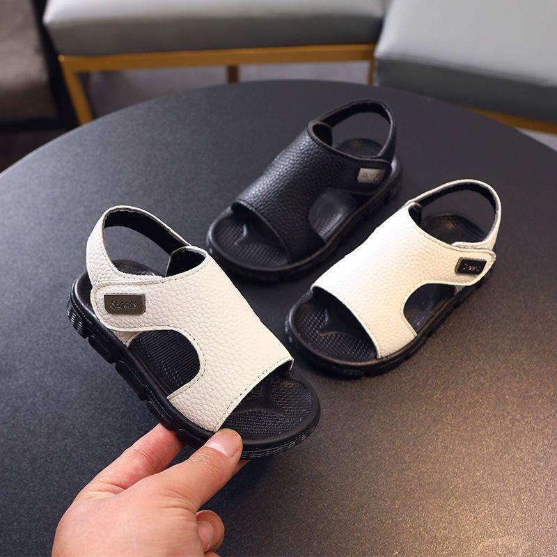 2025 Children's Sandals Boys Summer New Boys Children Anti-Kick Soft-Soled Baby Shoes Summer Beach Shoes 1