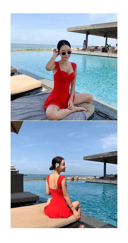 Product Introduction of Korean Style One Piece Swimwear Women Swimdress Push Up Swimsuit High Quality Bathing Suit sexy Monokini Beachwear 22