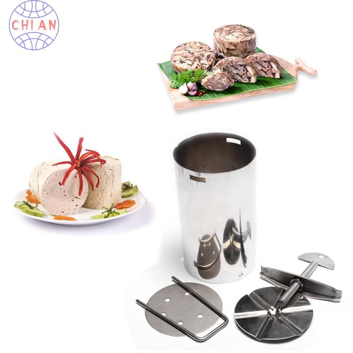 Khuôn làm giò đủ cỡ-Loại 1kg, 2kg - Khuôn giò xào, giò thủ, giò đông-Chất liệu inox xịn