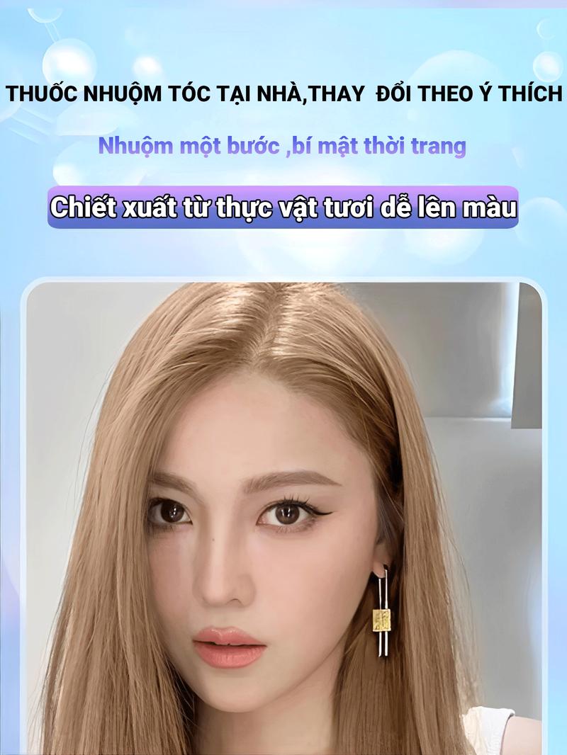 Product Introduction of Thuốc nhuộm tóc, thuốc nhuộm tóc màu Nâu Tây không cần tẩy tại nhà，Tùy chọn đa màu 3
