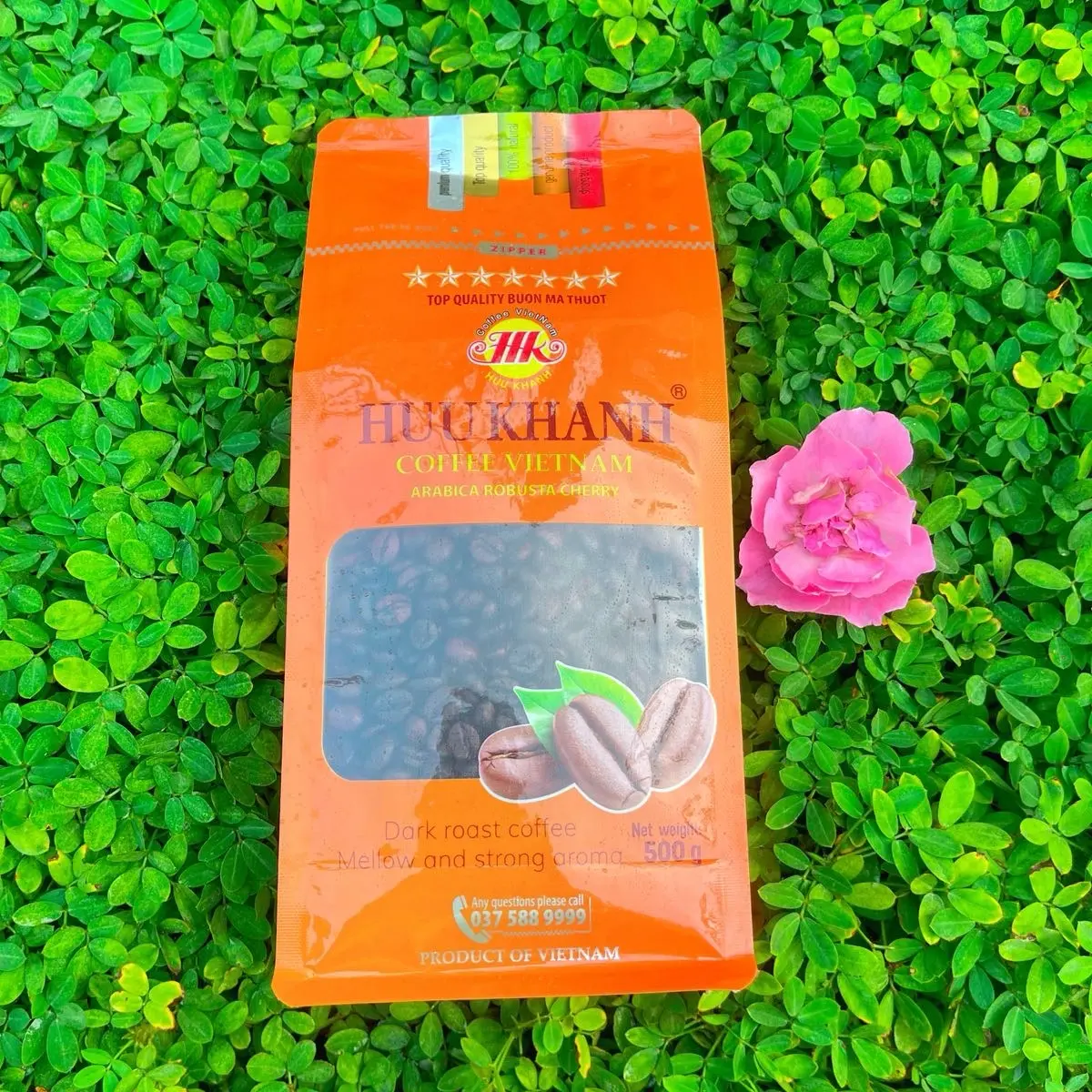 Cà phê hạt nguyên chất hữu khánh 7 sao