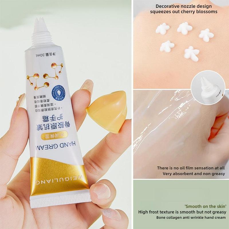 Product Introduction of Collagen Hand Cream Moisturizing And Anti-drying Autumn And Winter Improvement Of Rough And Non-greasy Hand Oil For Men And Women 30ml 24