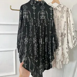 MUNNA BLOUSE PLISKET MOTIF ETNIC