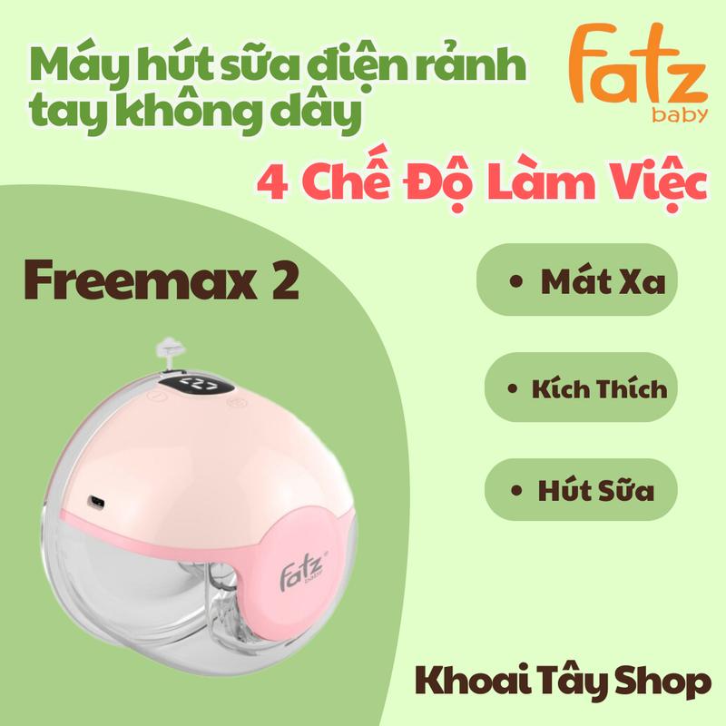 Máy hút sữa không dây rảnh tay Freemax 2 Fatz Baby có mát xa kích sữa (1 máy)
