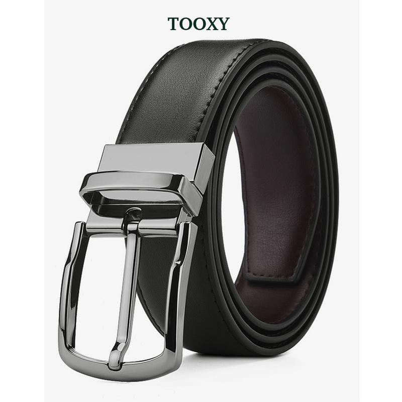 Thắt lưng nam da bò khóa kim xoay chiều tiện lợi phối hợp trang phục dễ dàng TL65