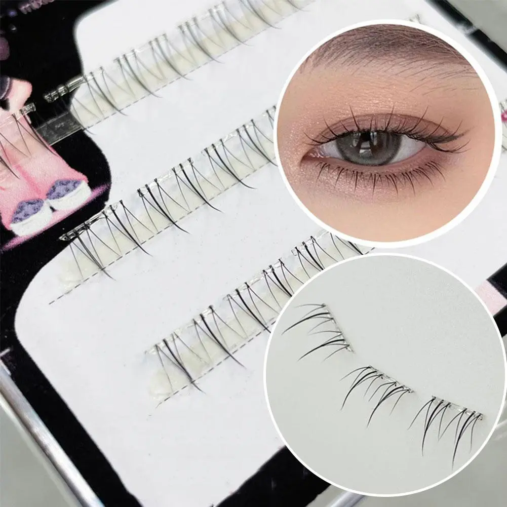 Lông Mi Dưới Nước, Tự Dính, Dày Và Cong Tự Nhiên, Không Cần Keo, Hoàn Hảo Để Ghép, O2I8