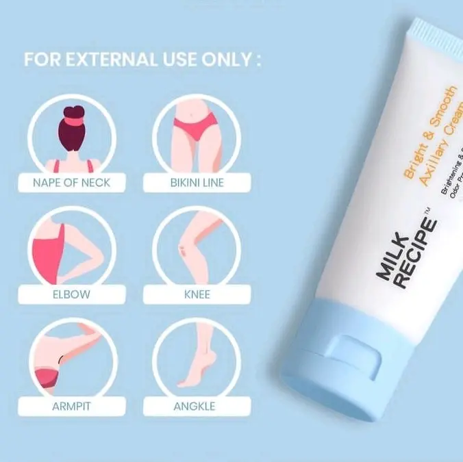 Milk Recipe Bright & Smooth axillary cream brigthening cream - axillary whitening cream