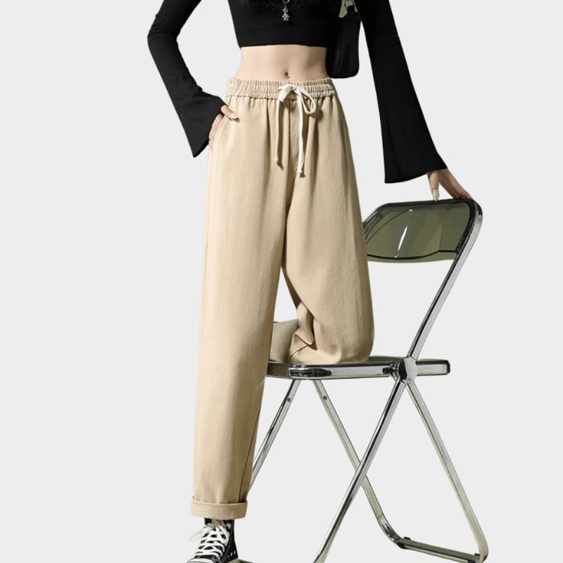 Product Introduction of Quần Kaki co giãn Nam Nữ ống suông form Baggy Thời Trang Bigsize (Kaki co giãn) Thun Pants 16