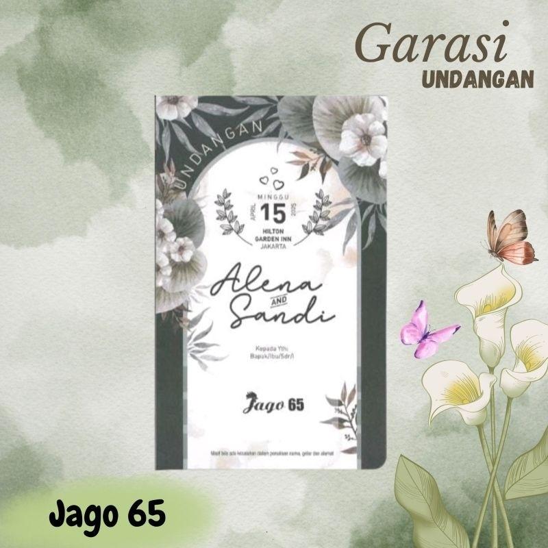 Undangan Pernikahan UNIK  JAGO 65 Elegan Modern Paket Lengkap 100 PCS Gratis Label & Plastik - JanjiKita | Default