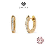 Gambar DAVINA Ladies Amoura Earrings Gold Color Sterling Silver 925 - Anting Wanita Perak S925 Hoop dari DAVINA Jewelry Kota Administrasi Jakarta Pusat 1 Tokopedia