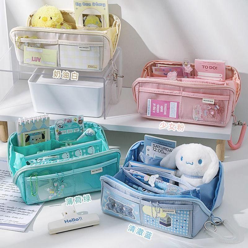 Hộp Đựng Bút Chì Mèo, Kitty, Thiết Kế Dễ Thương Với Hello Kitty Và Clow M, 9 Lớp, Hộp Văn Phòng Phẩm, Thích Hợp Cho Trẻ Em, Học Sinh Tiểu Học Và Trung Học Cơ Sở Và Nữ Sinh Trung Học Cơ Sở, Năm 2024 5