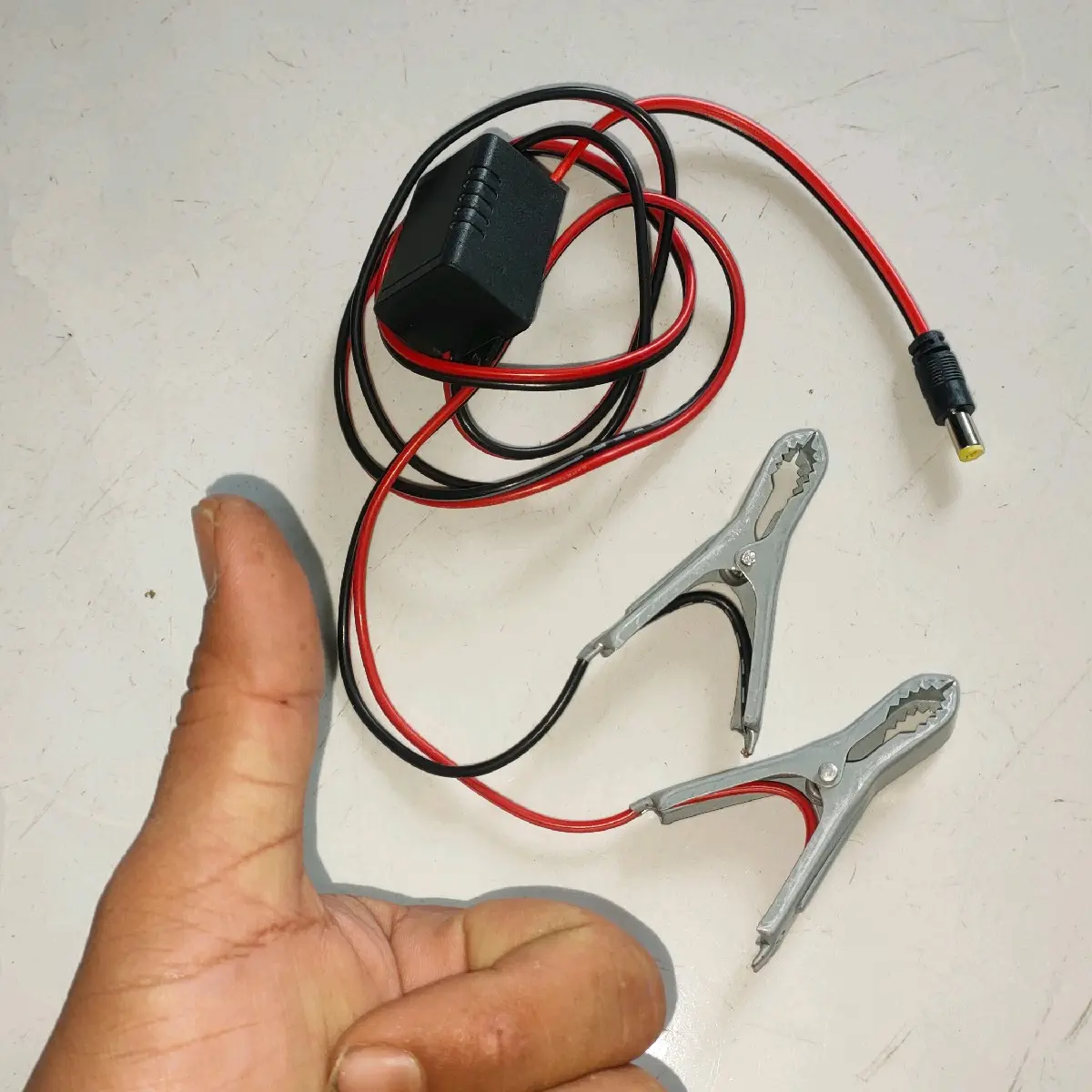 Kẹp Bình Lấy Nguồn Từ Bình 12v Cấp Nguồn 12v Cho Wi-fi Khi Cúp Điện