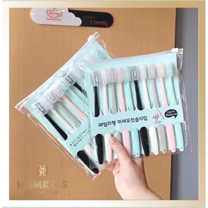 HKS-H118 Sikat Gigi Dewasa 1 SET 10 Pcs / Toothbrush Double Care Sensitive Soft Sweet