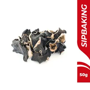 Jamur Kuping Hitam Kering / Premium dried Black Fungus 50gr