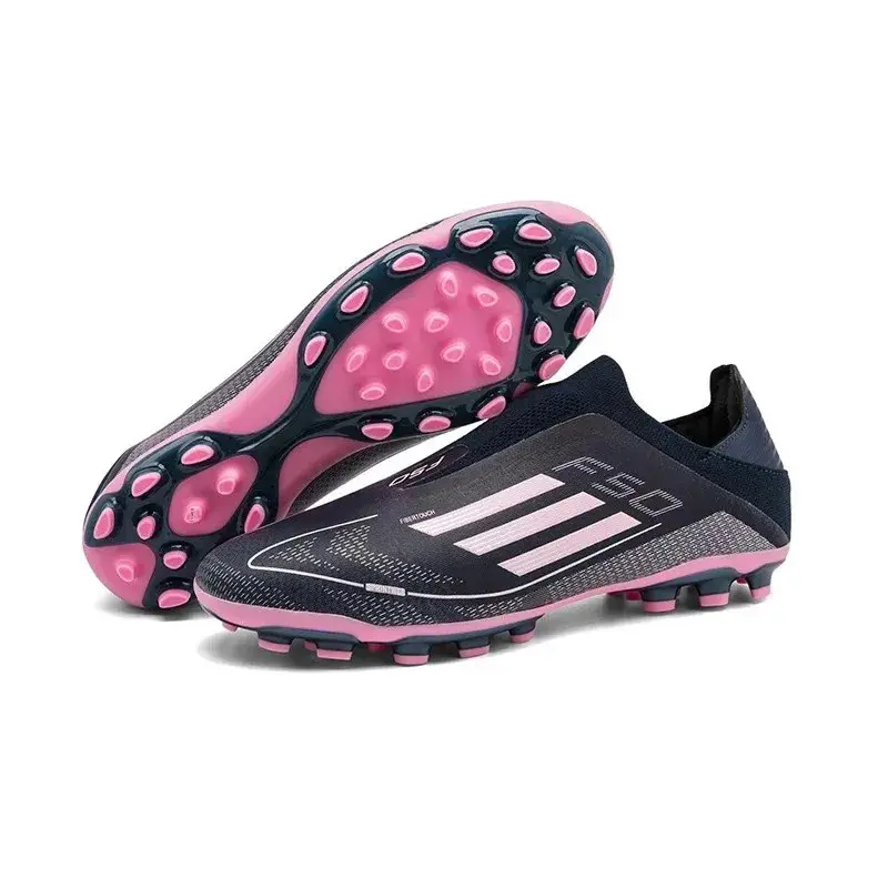 Men's Football Shoes with Long Nails for Grass Training And Competition Sports Shoes for Boys Girls Students Adults 5