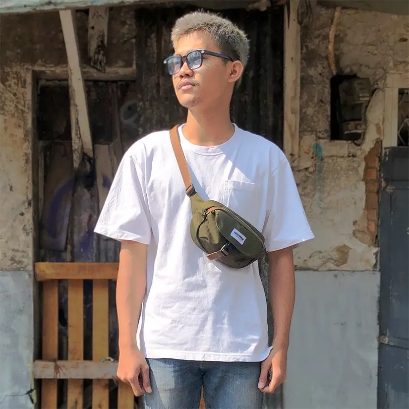 Hurchi Waistbag - Tas Pinggang Tas Selempang Slingbag Minibag Tas Pria Tas Wanita Cowok