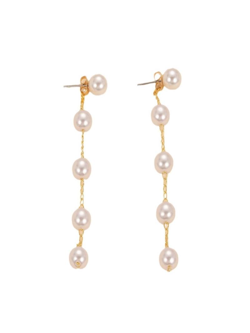 Product Introduction of Elegant Faux Pearl Decorated Earrings, Fashionable Jewelry for Women, Trendy All-match & Exquisite Jewelry for Birthday Gift 7