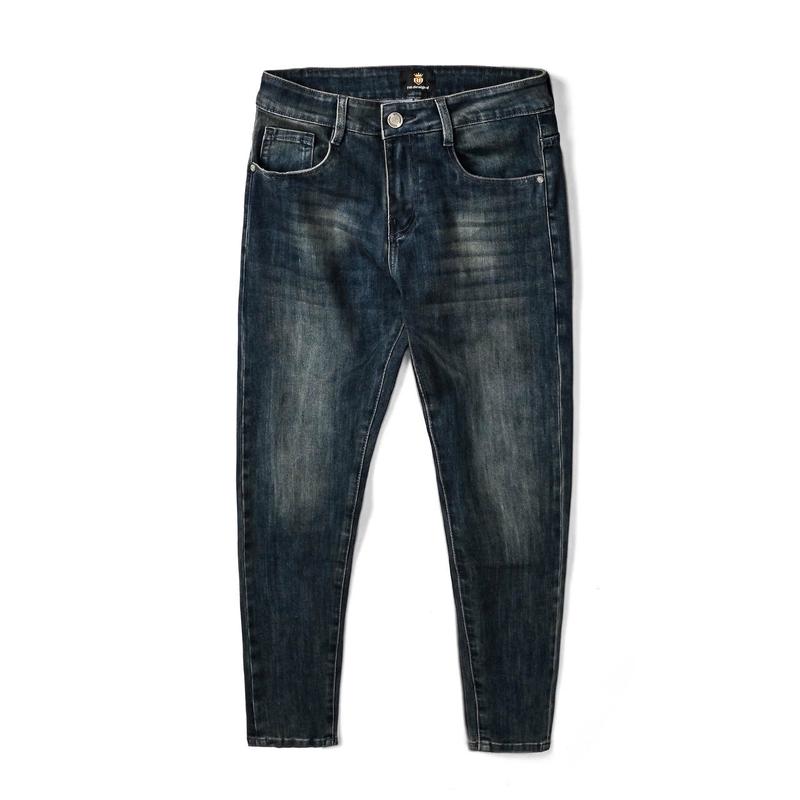 Quần jean dài nam có co giãn THFashion chất vải denim cao cấp mã TH1209 xanh đậm size 28 29 30 31 32 33 34 35 36 Menswear Có Túi Pants