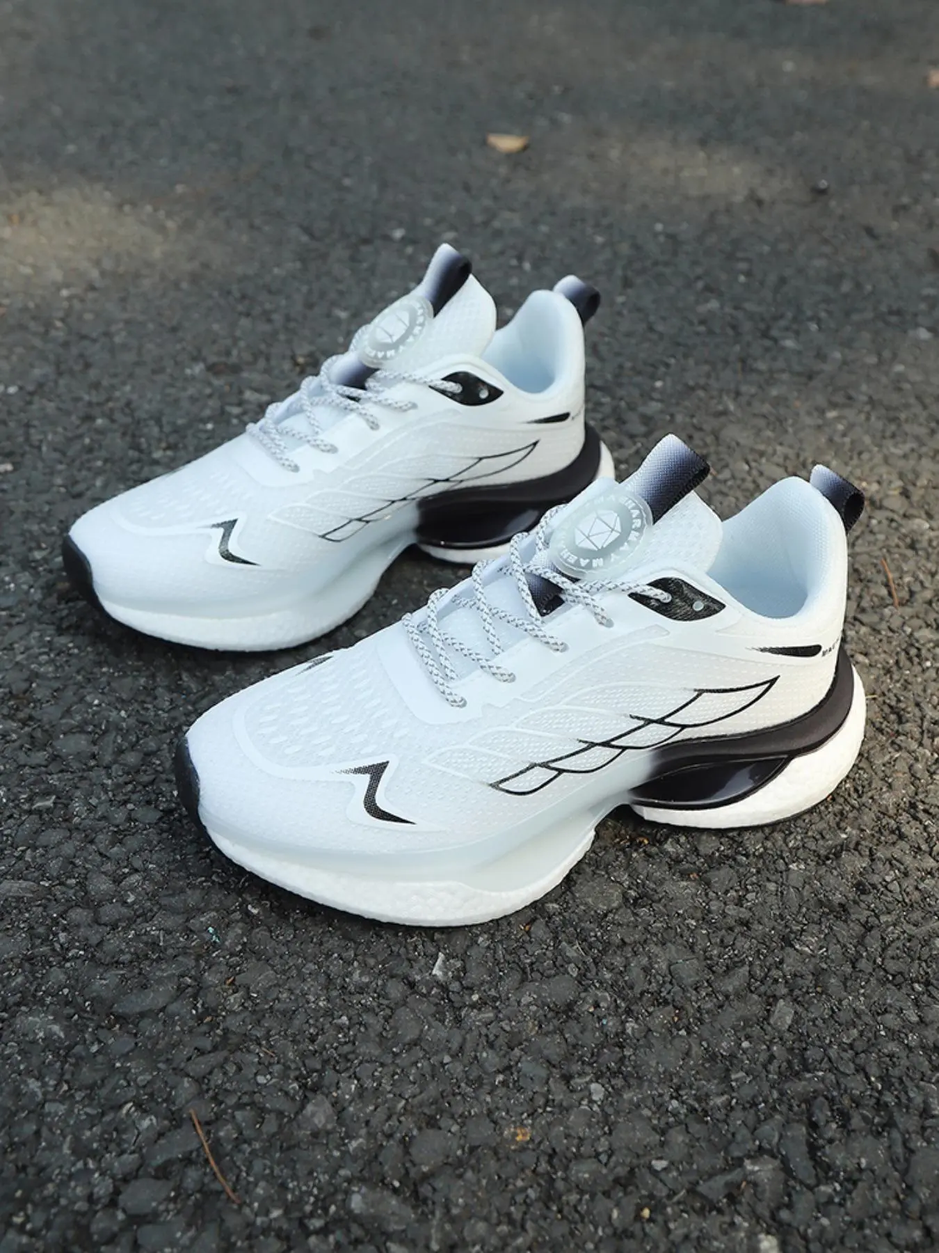 Unisex's Sporty Lace Up Running Shoes, Breathable Comfortable Sneakers, Trendy All-match Sneakers for Daily Wear, Sports Shoes for Women & Men