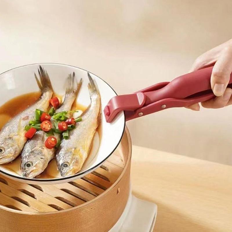 Product Introduction of Kitchen Anti Scald Plate Bowl Dish Pot Holder Holder Clamp Anti-hot Tool Accessories Kitchen W3A8 24