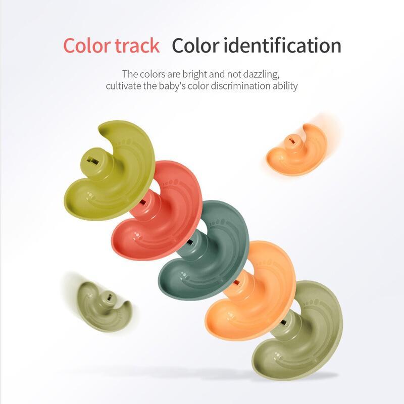 Product Introduction of Layer Fun Rolg Sliding Kids Stacking Tower Gliding Ball Baby Early Educational Toy Balls Mainan Bayi 8