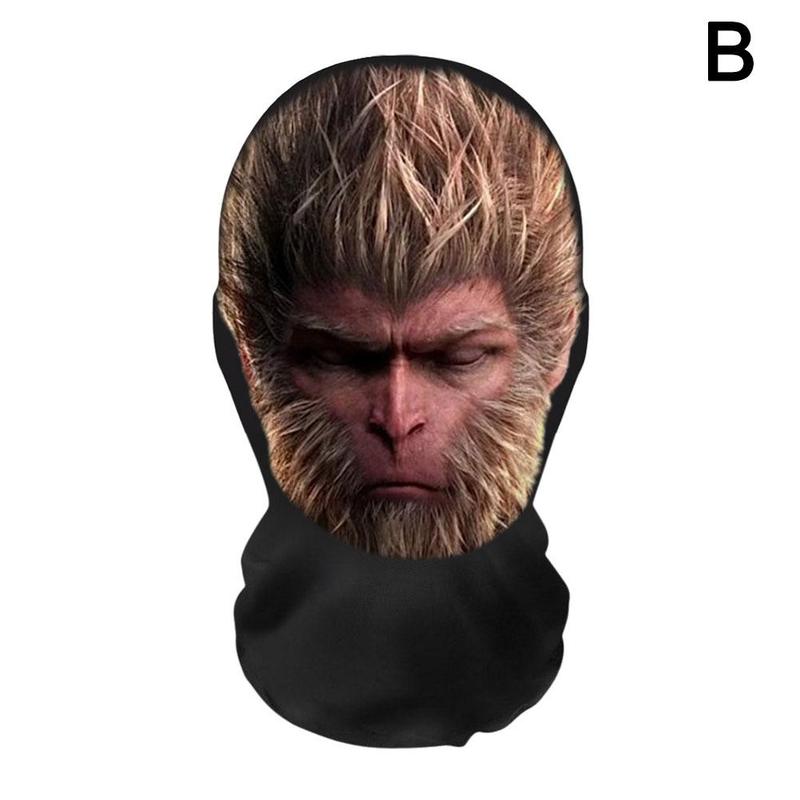 Mặt Nạ Lưới 3D, Mở Rộng Bên Trong Của Bạn Trickster Với Thần Thoại Đen Wukong, Mặt Nạ Vui Nhộn Z7S6 8