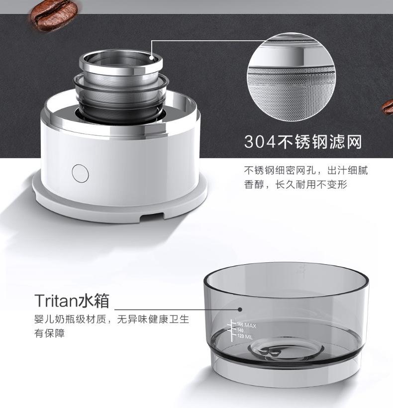 Product Introduction of Explosion Mini American Coffee Maker Outdoor Travel Camping Manual Drip Type Coffee Machine Gift Factory Direct Sales 2