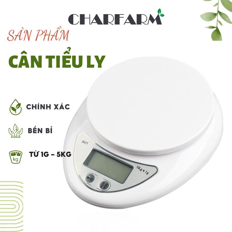 Cân tiểu ly điện tử nhà bếp mini làm bánh đồ ăn nguyên liệu chính xác cao tặng kèm pin