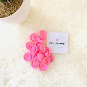 50pcs FINGER COTS / Sarung Jari Karet Tebal Alice Dental Coat Coats Pelindung Tangan Rubber Latex Anti Virus