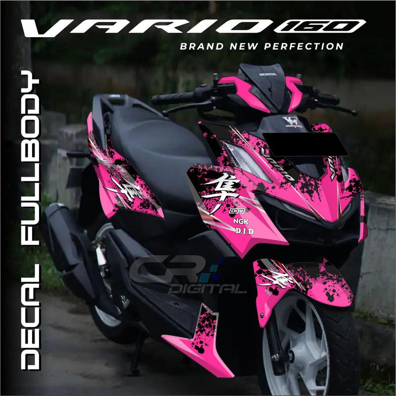 Decal Vario 160 Motif Hayabusa Jepang  +Bonus Laminasi glossy/doff 7