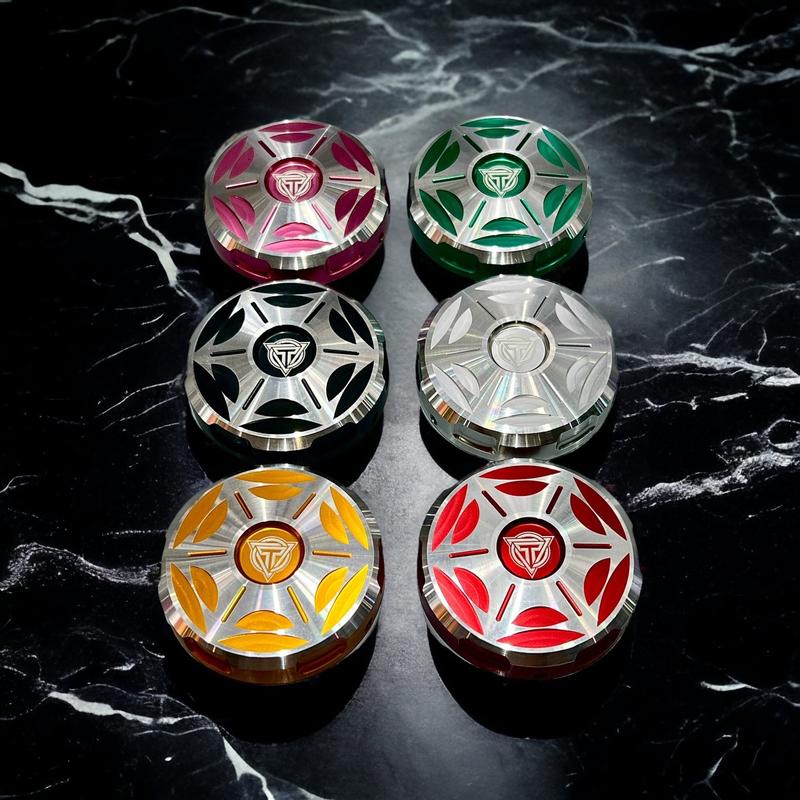 Chụp Nắp Xăng inox304 Và Nhôm CNC 2 Line Sử Dụng Các Dòng Xe Nắp Xăng Trơn Phụ Kiện Phụ Tùng