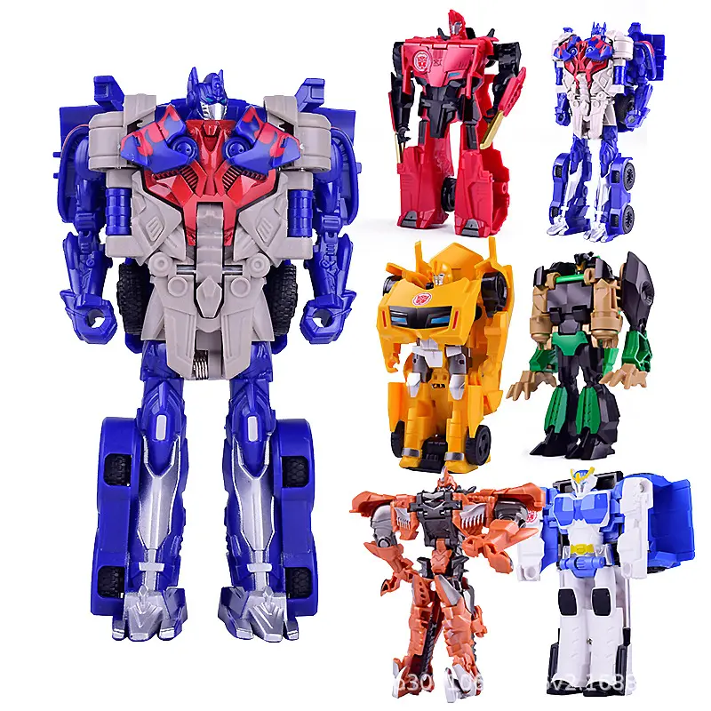 Children’s cartoon transforming model toy car (one-step transform ...