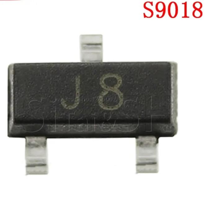 Jual S9018 J8 9018 SMD triode 45V 0.1A PNP SOT-23 transistor - Not ...
