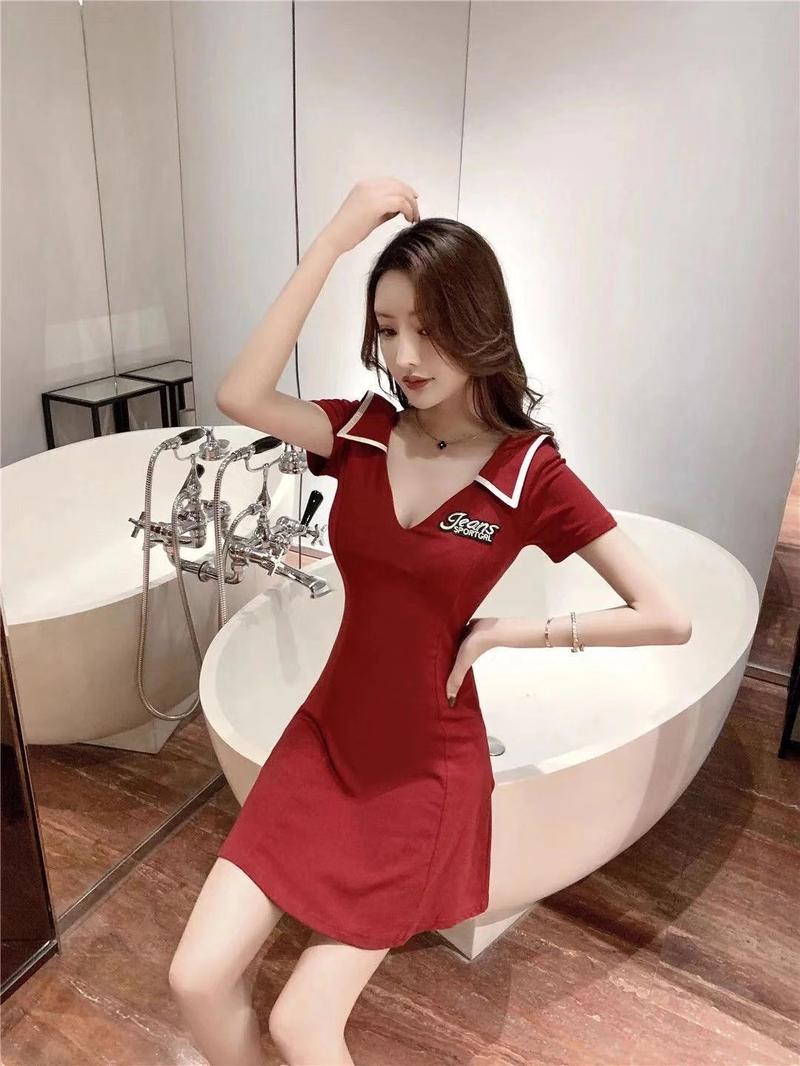 Product Introduction of Váy Chữ A, Phong Cách Hàn Quốc, Thời Trang Và Thanh Lịch, Cổ Điển Hepburn, Dành Cho Nữ, Váy Cổ Chữ V, Mỏng Vừa Vặn, Bó Sát, Hàng Mới Về Mùa Hè 2024 5