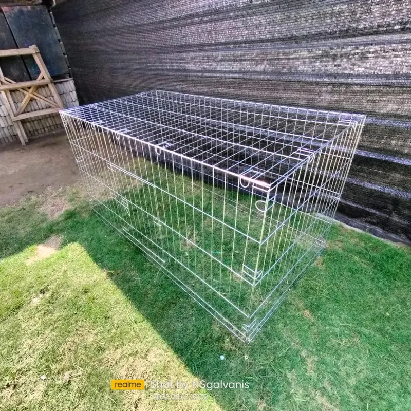 UMBARAN / TENGGARAN AYAM JAGO GALVANISE BONGKAR PASANG 150x80x80 6